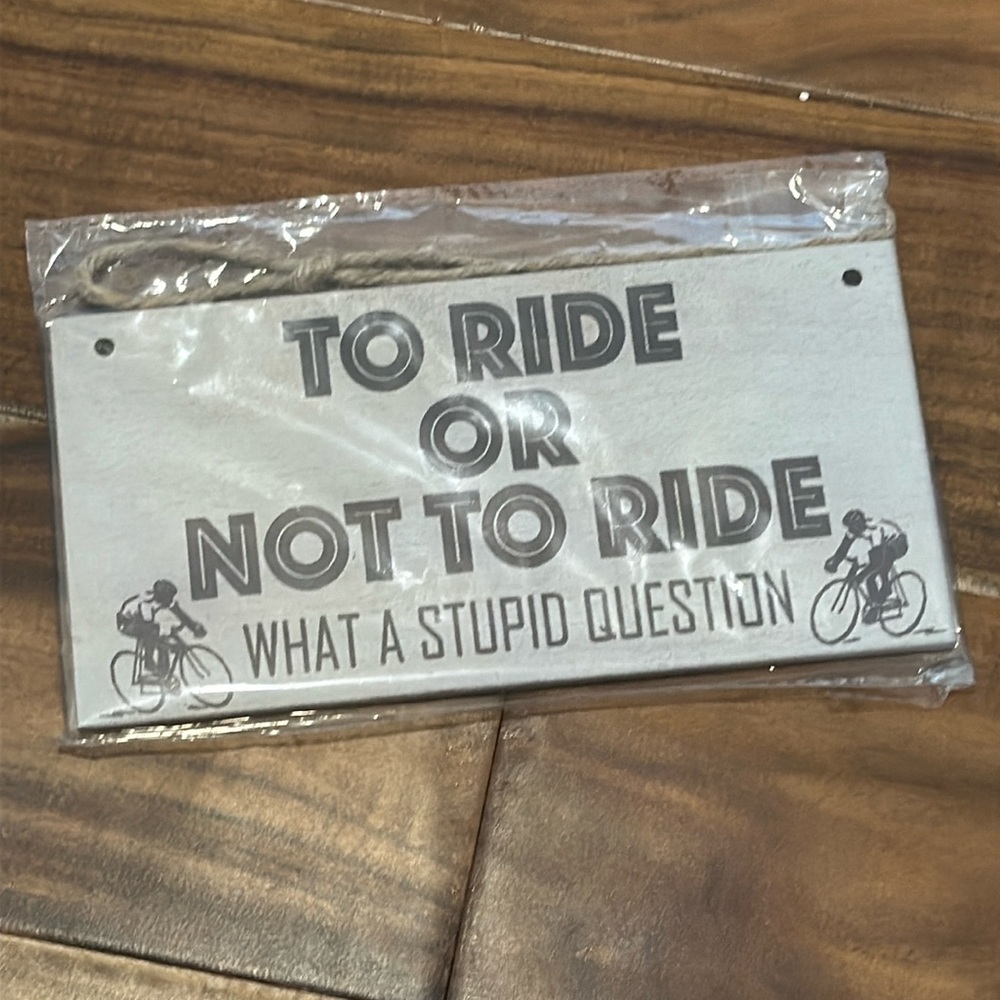 NEW Wooden Sign Bicycle Bike Cycling Novelty Gift Party Favors